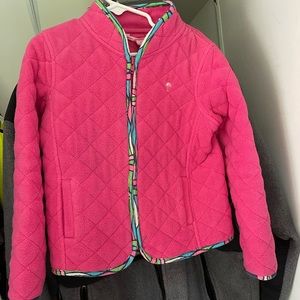 Lilly pulitzer Girls fleece sz7